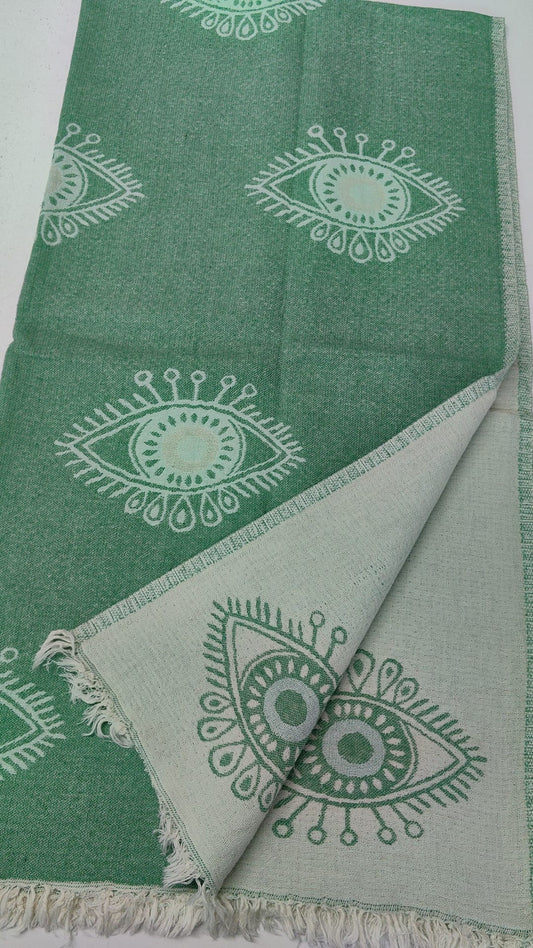 Turkish Towel/Throw - Amulet Green