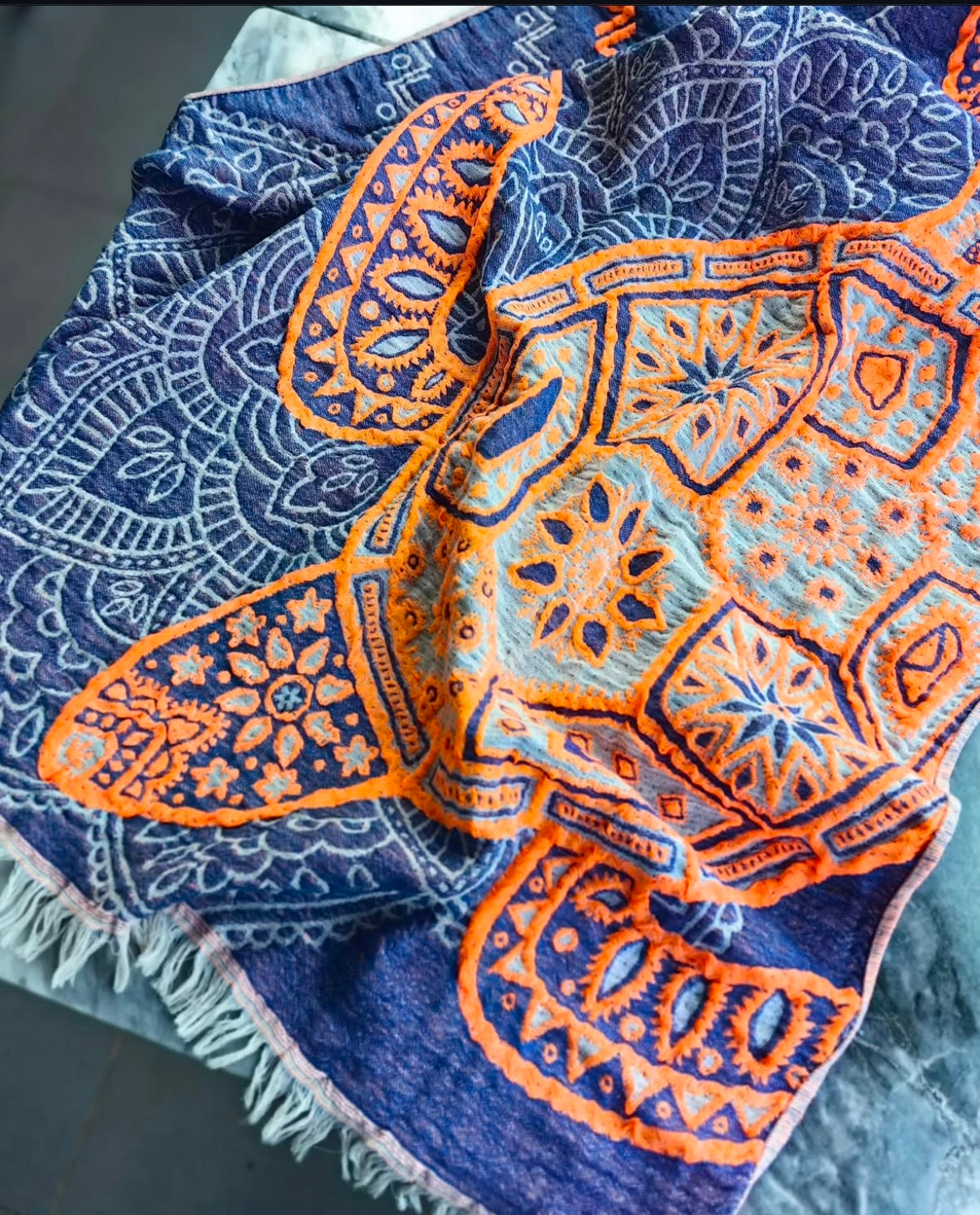 Turkish Towel/Throw - Turtle