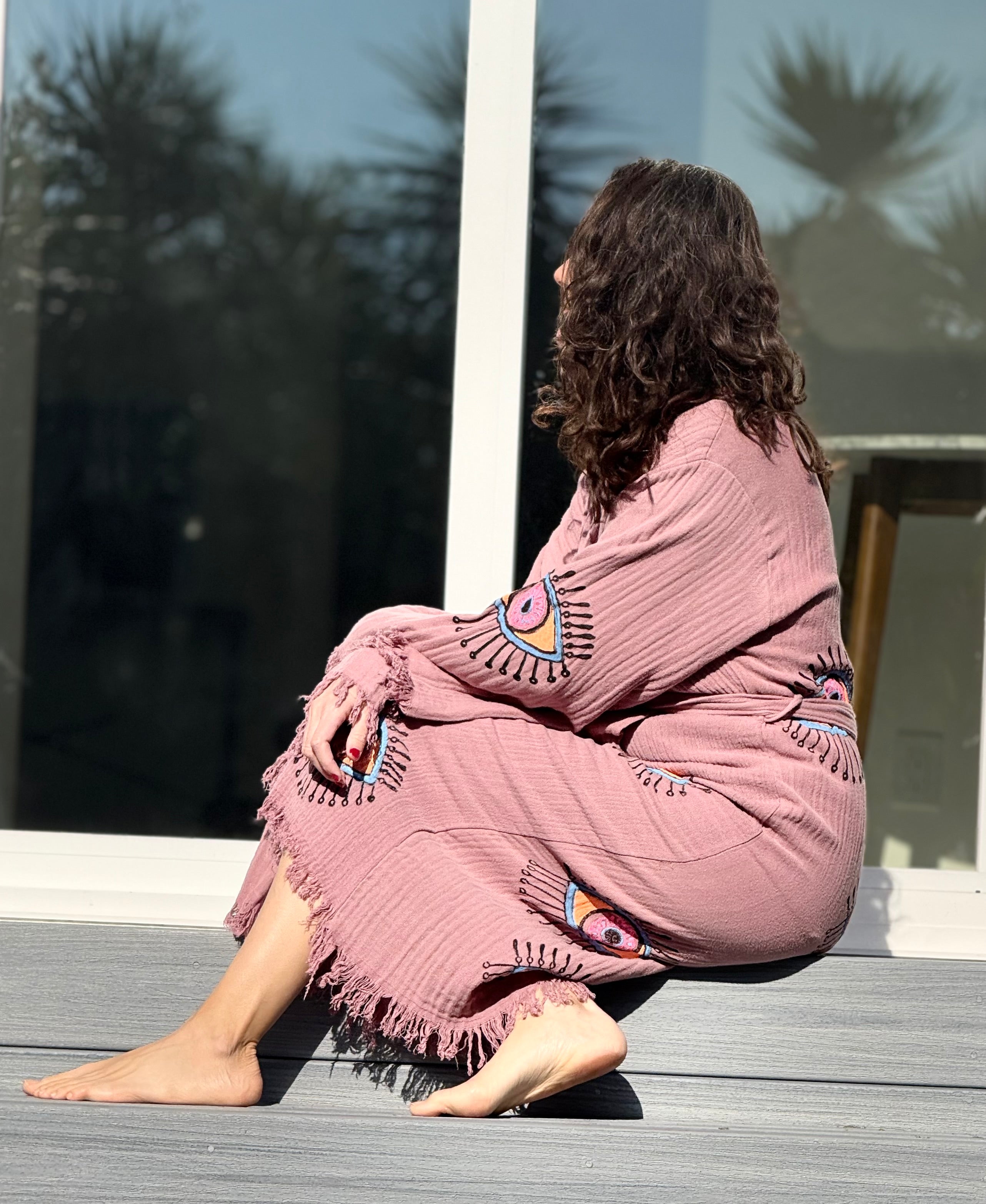 Colorful Eye Kimonos – Celine Turkish Towels