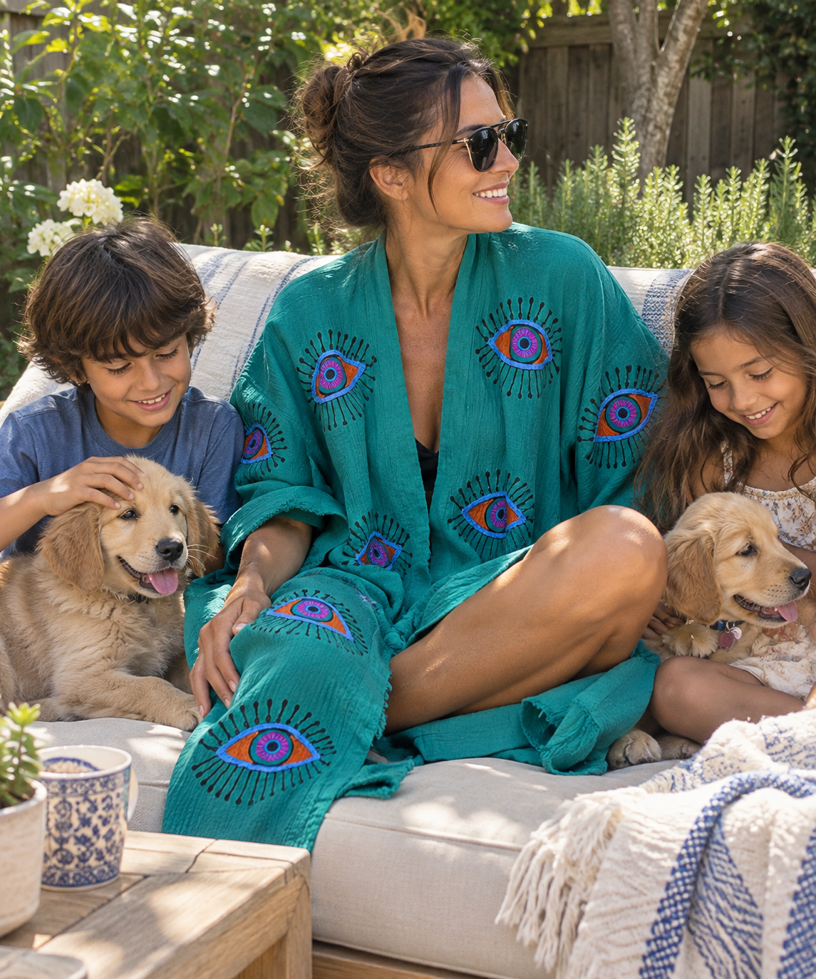 Colorful Eye Kimonos