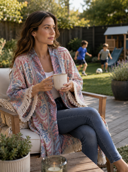 Kimono Jacket - 100% cotton